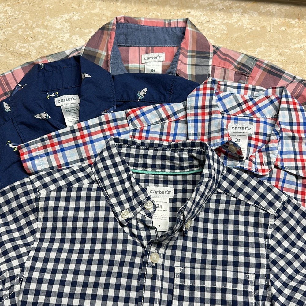 Carter’s Button Down Shirts 3T